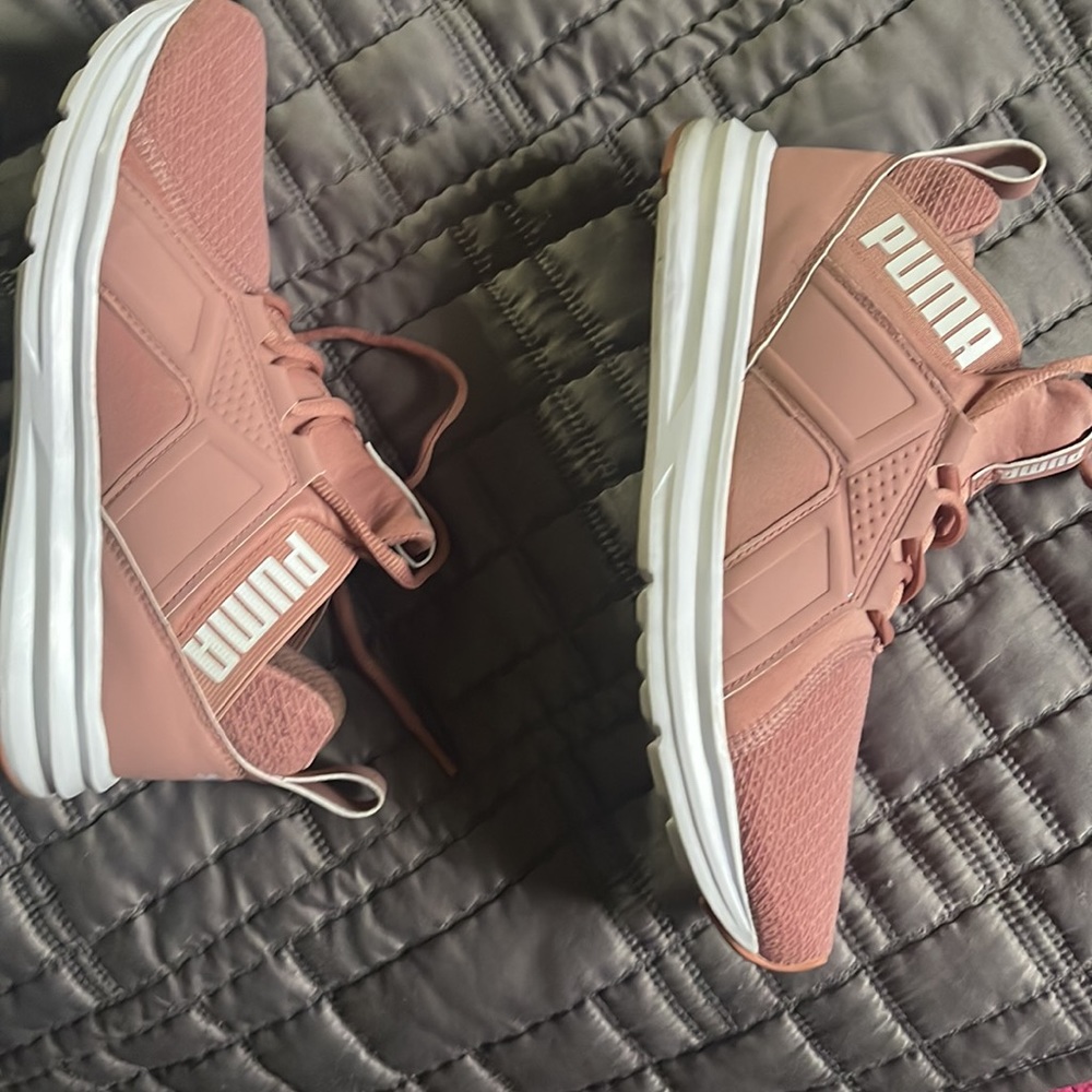 Pink Puma sneakers